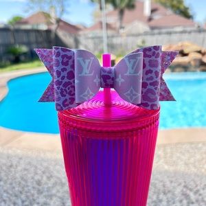 Starbucks Stanley bow straw topper